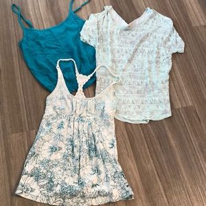 Lot of three women’s extra small tops